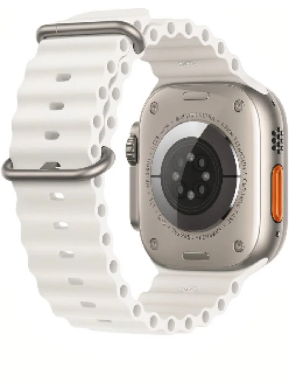 Apple White Ocean Band for Apple Watch 49mm